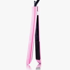 Royal Pro Pink Striped Ceramic Flat Iron Hair Straightener MSRP $385